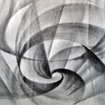 Giacomo Balla - Vortice, Linea di velocità, matita su carta