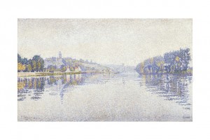 Paul Signac River's edge the Seine at Herblay