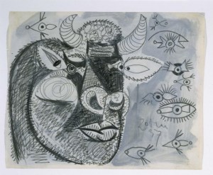 Disegno preparatorio a Guernica - Pablo Picasso
