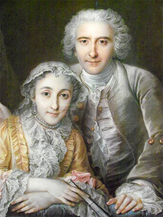 Rosalba Carriera - Charles Antoine Coypel - 1742